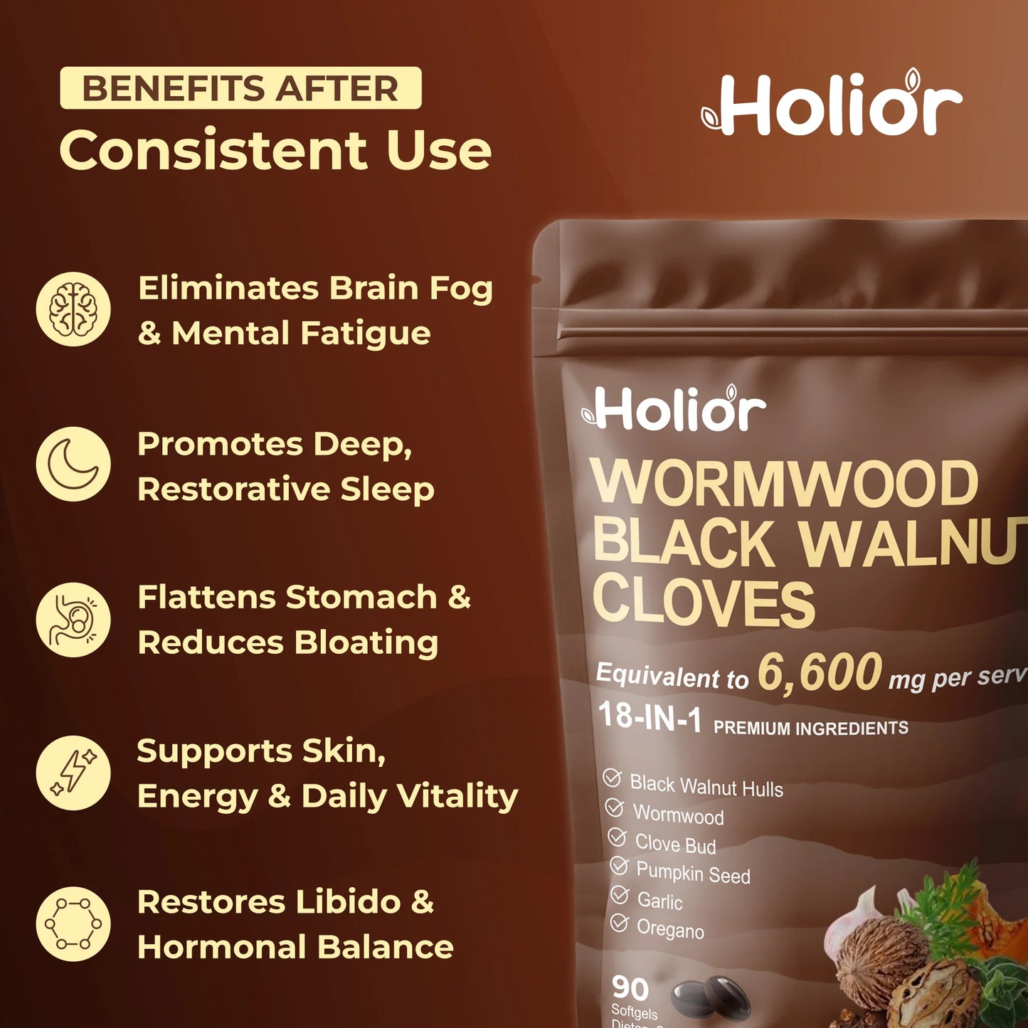 Wormwood Black Walnut Cloves